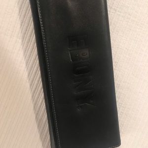 travel jewelry case that’s all fine soft black leather like new